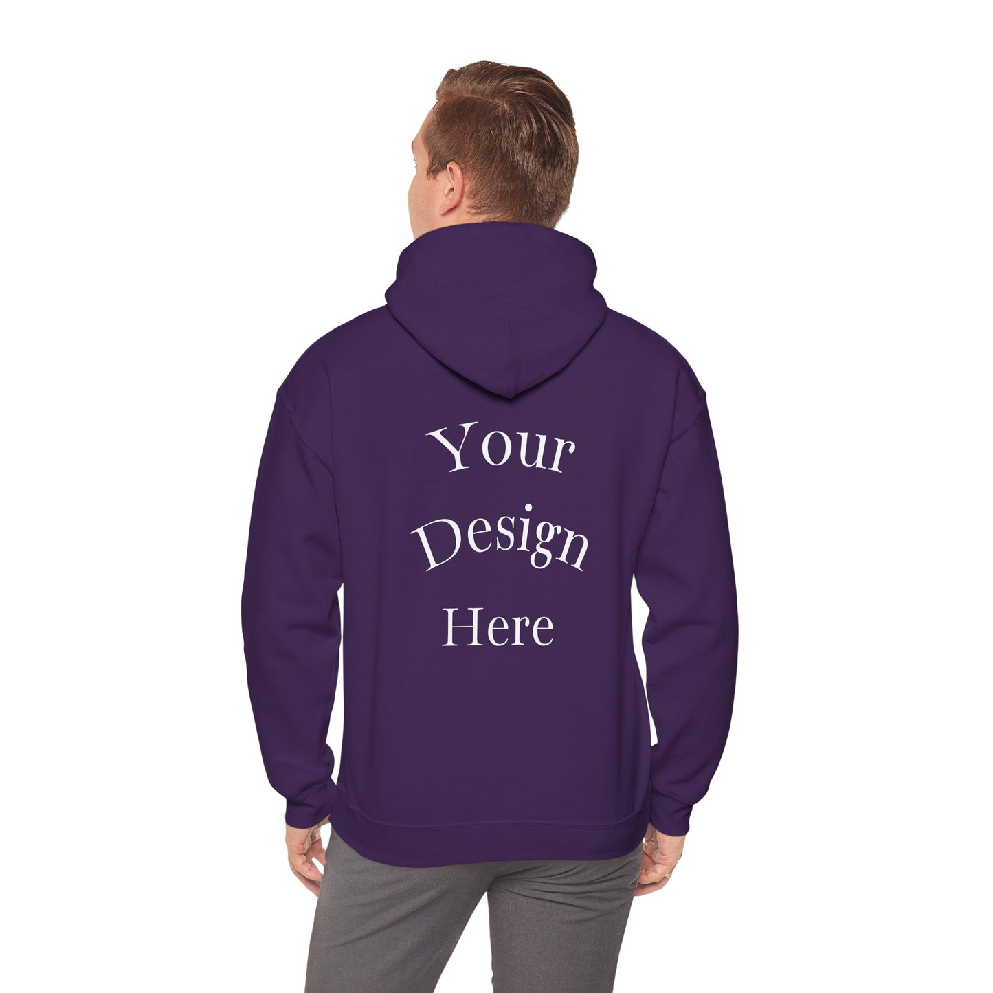 Customizable Unisex Hooded Sweatshirt, Cozy Gift for Him/Her, Casual Wear, Personalized Apparel, Comfortable Layering