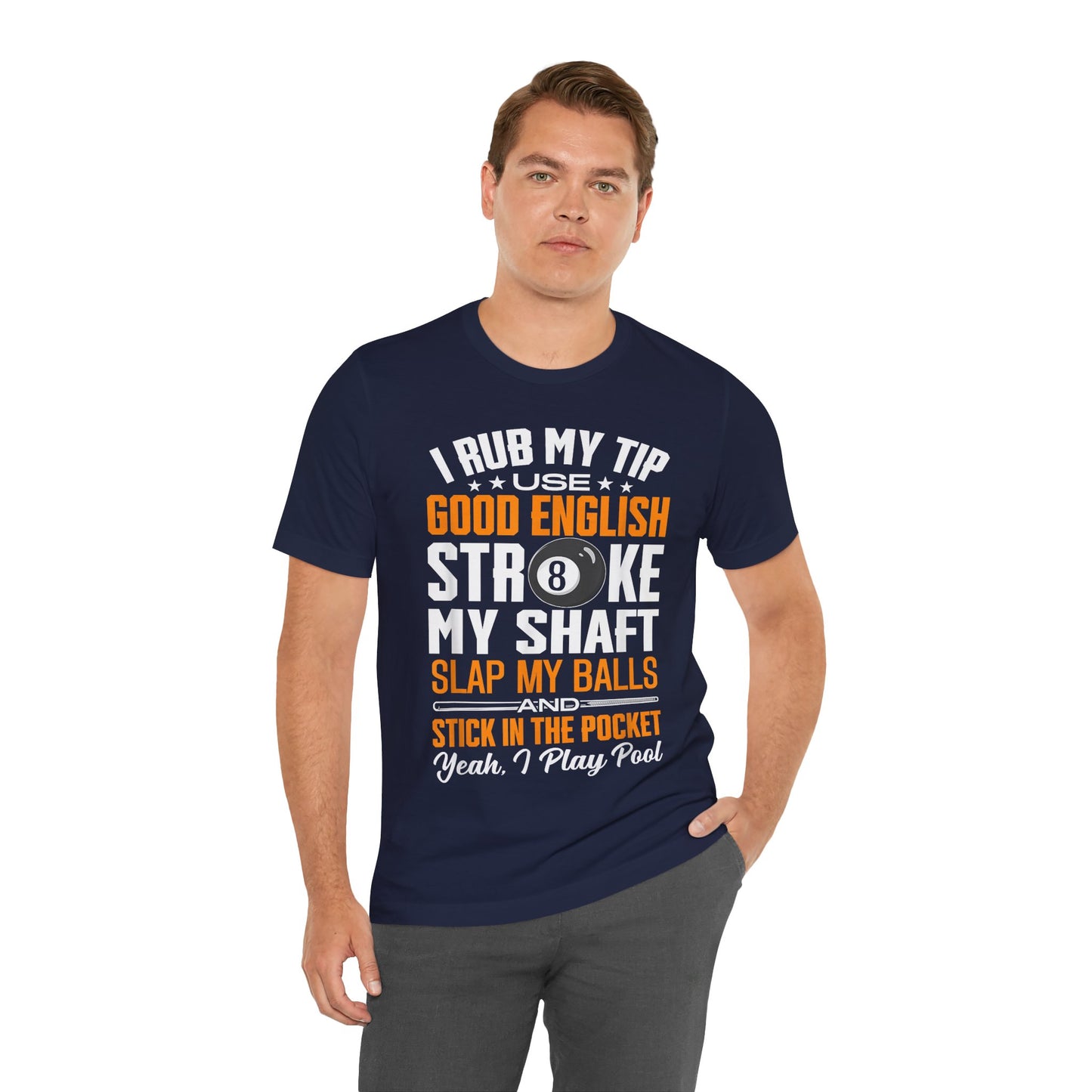 Funny I'm Pool Player Tee, Unisex Short Sleeve T-Shirt, Gift for Billiards Lovers, Humor Apparel, Pool Night Out Wear