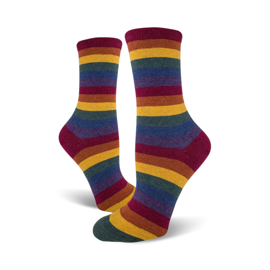 Heather Rainbow Striped