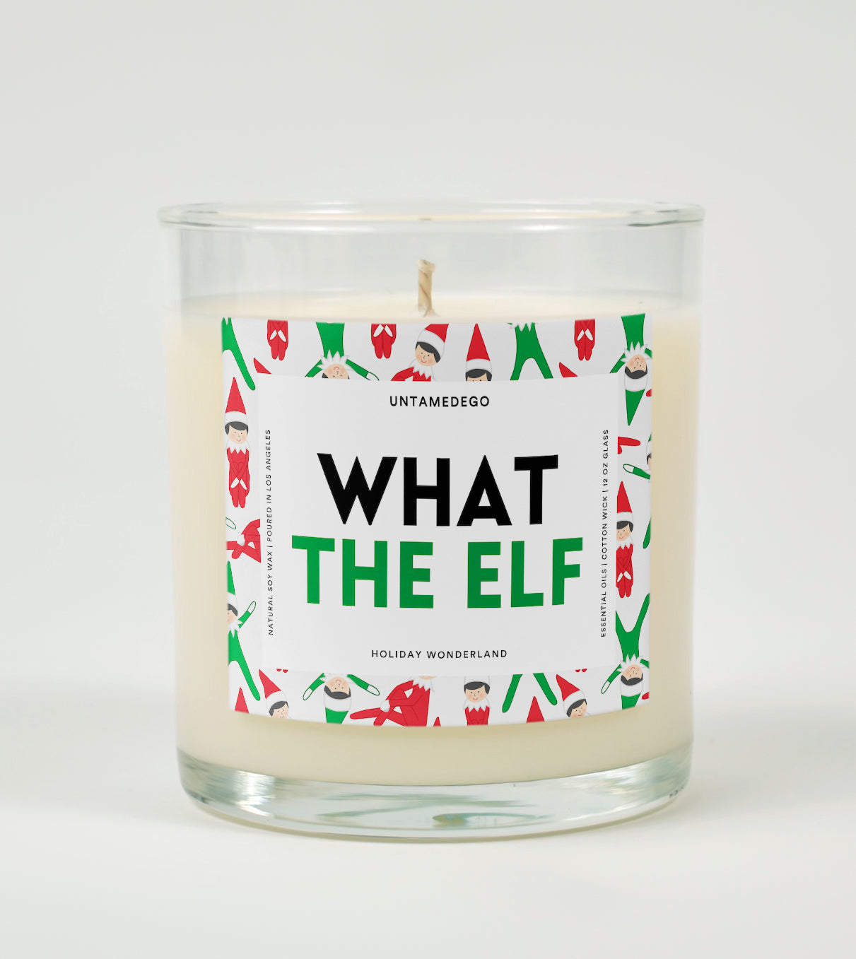 What the Elf | Funny Christmas Candle