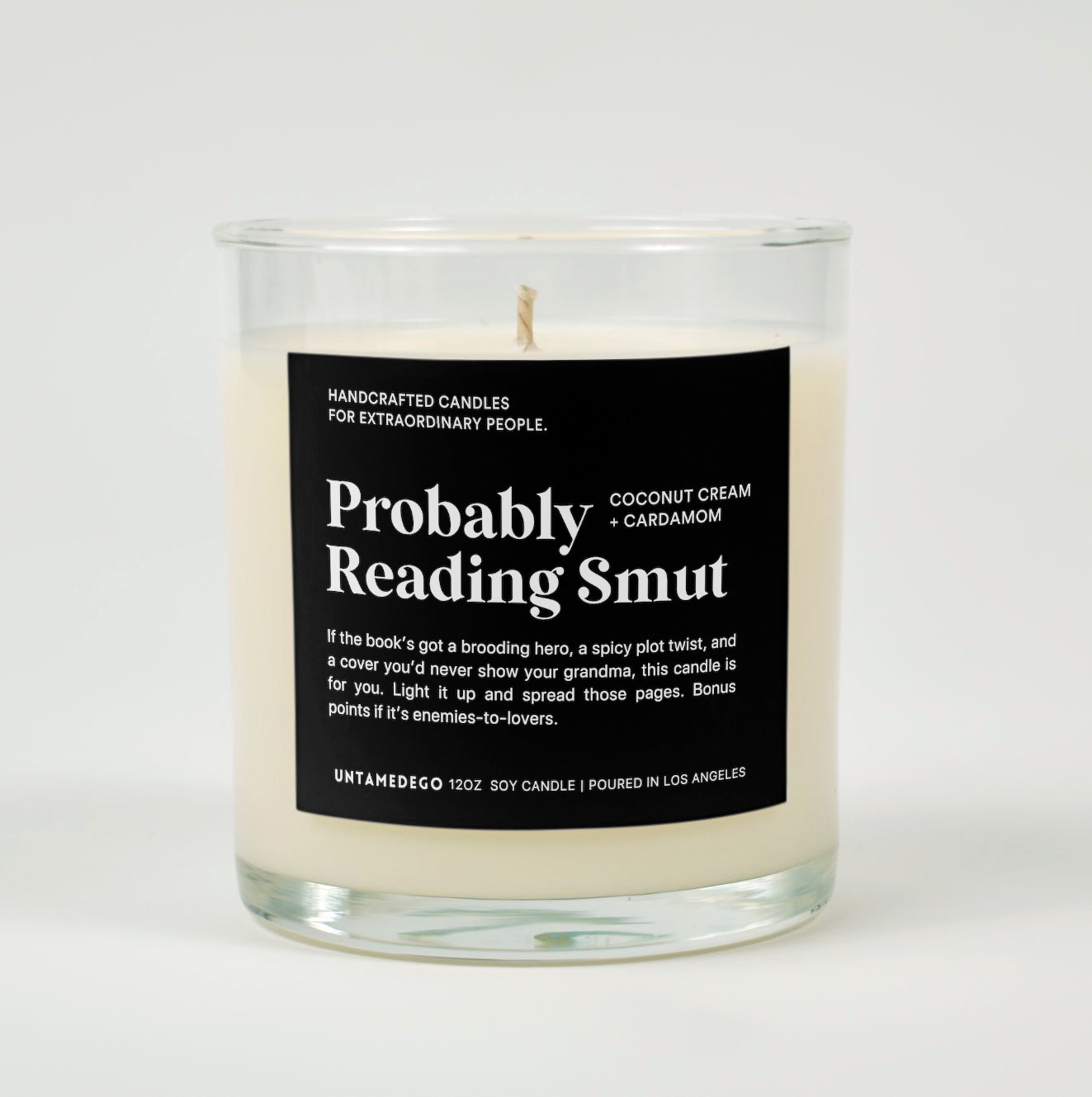 Probably Reading Smut Glass Candle