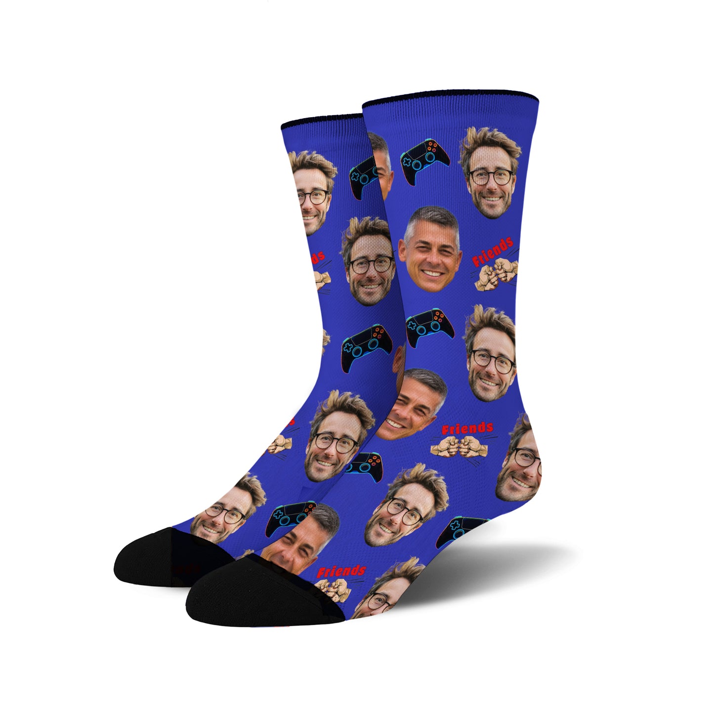 Custom Face Socks - Gaming Buddies