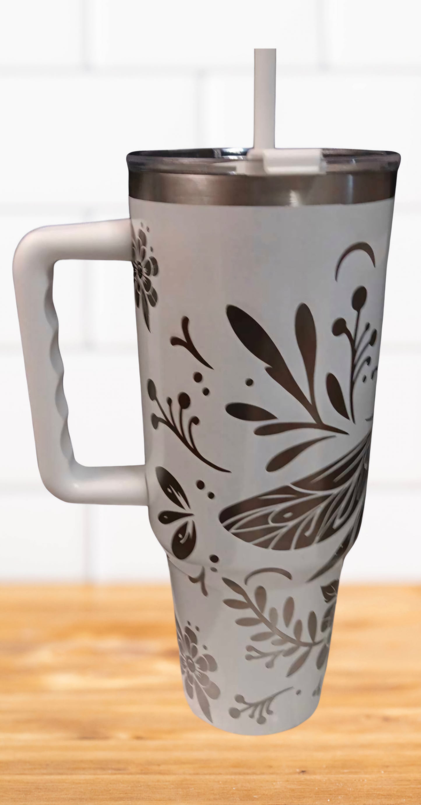 40oz Engraved Dragonfly Tumbler