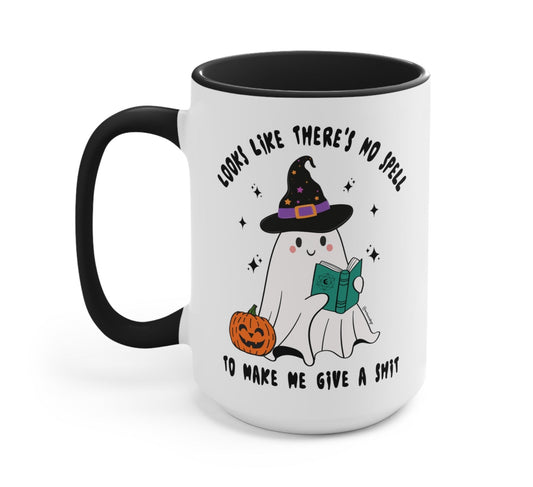 Looks Like There's No Spell To Make Me Give A Shit Halloween Mug