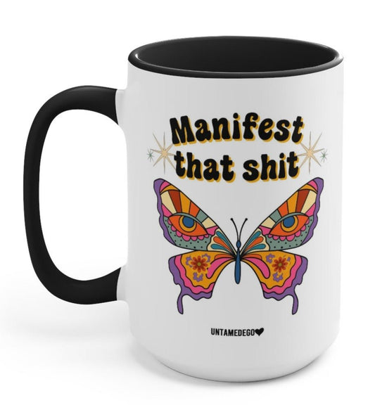 Manifest Butterfly 15oz Mug