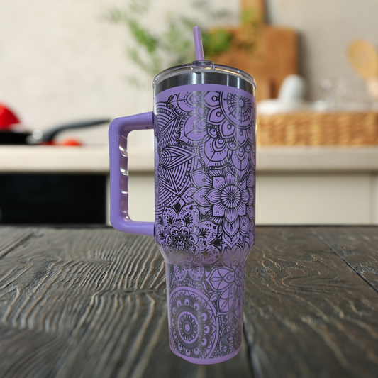 Flower Mandala Tumbler