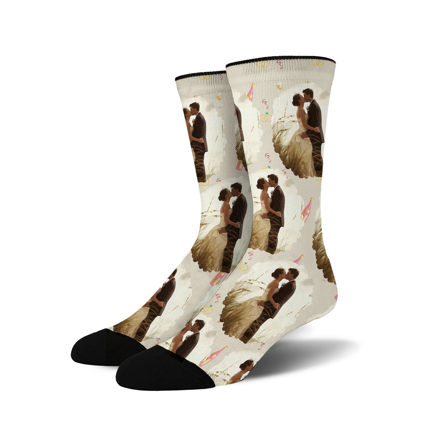 Custom Wedding Socks