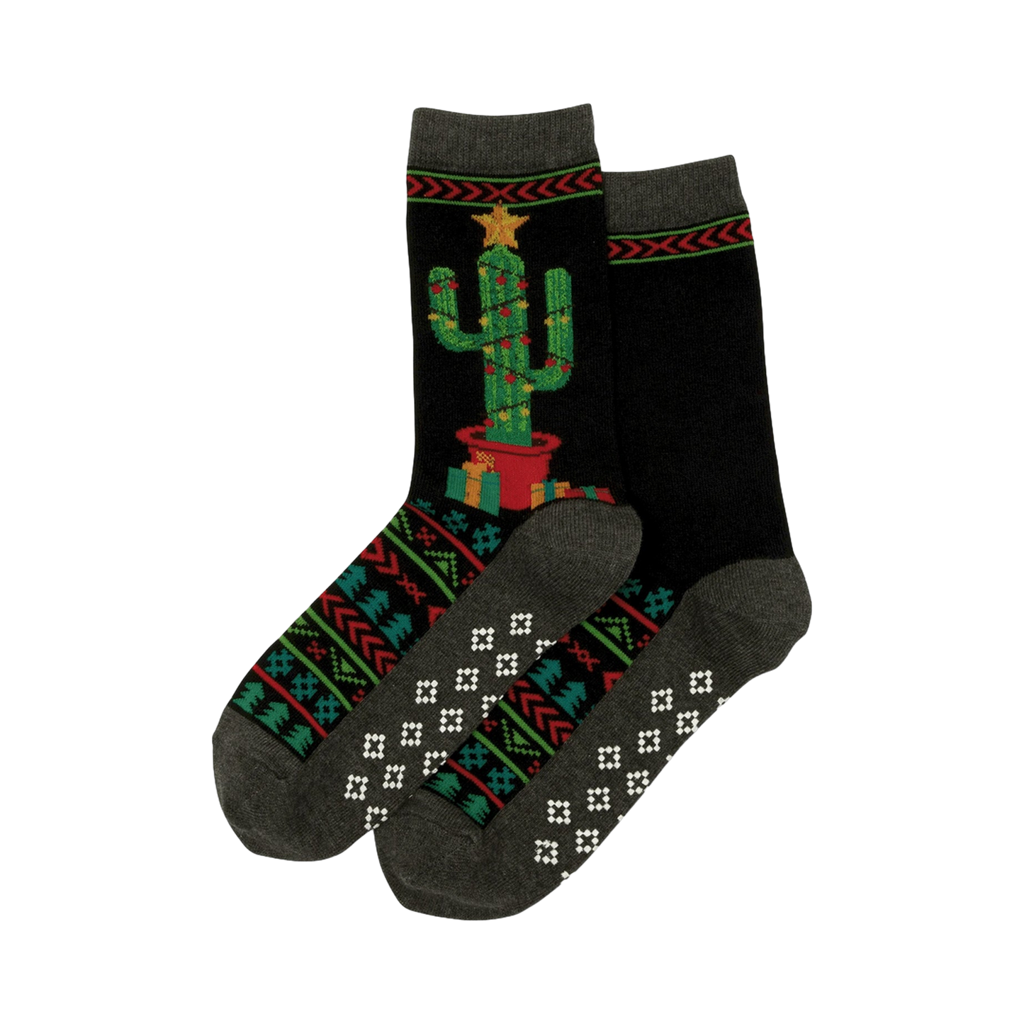 Christmas Cactus Non-Skid Slipper