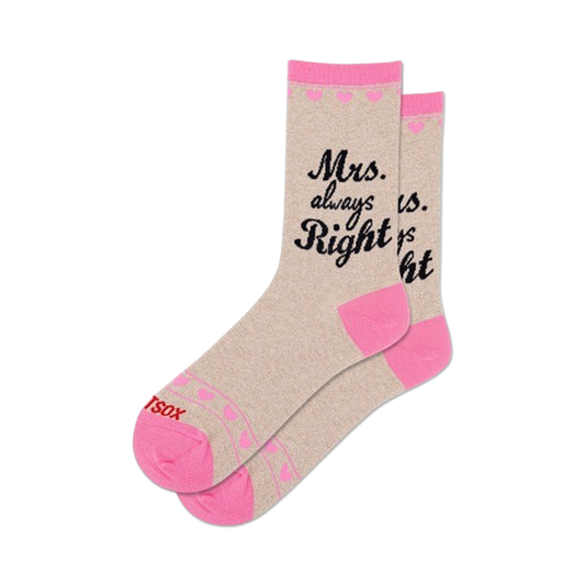 Mrs Always Right Metallic