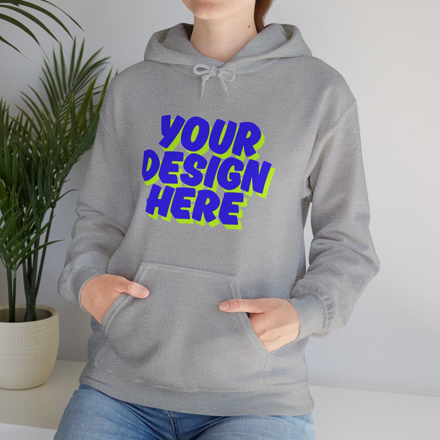Customizable Unisex Hooded Sweatshirt, Cozy Gift for Him/Her, Casual Wear, Personalized Apparel, Comfortable Layering