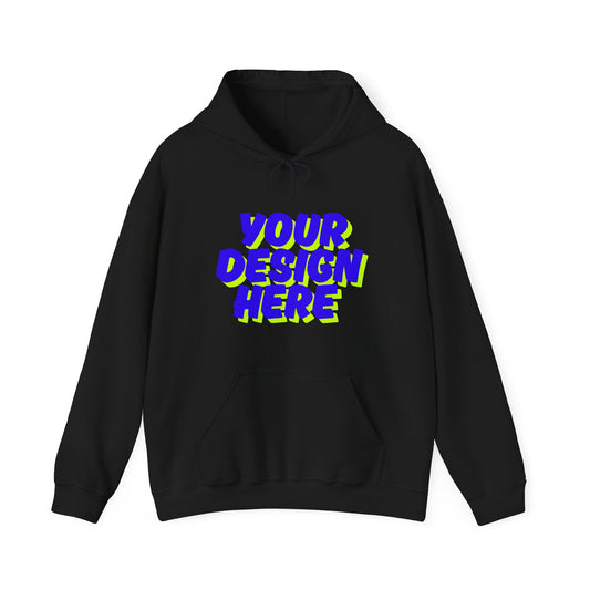 Customizable Unisex Hooded Sweatshirt, Cozy Gift for Him/Her, Casual Wear, Personalized Apparel, Comfortable Layering