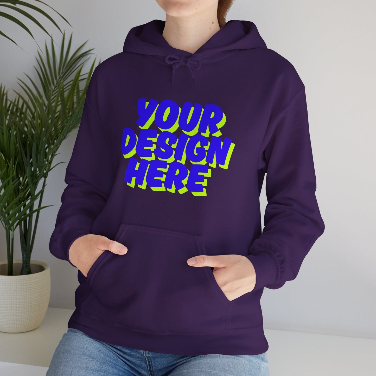 Customizable Unisex Hooded Sweatshirt, Cozy Gift for Him/Her, Casual Wear, Personalized Apparel, Comfortable Layering