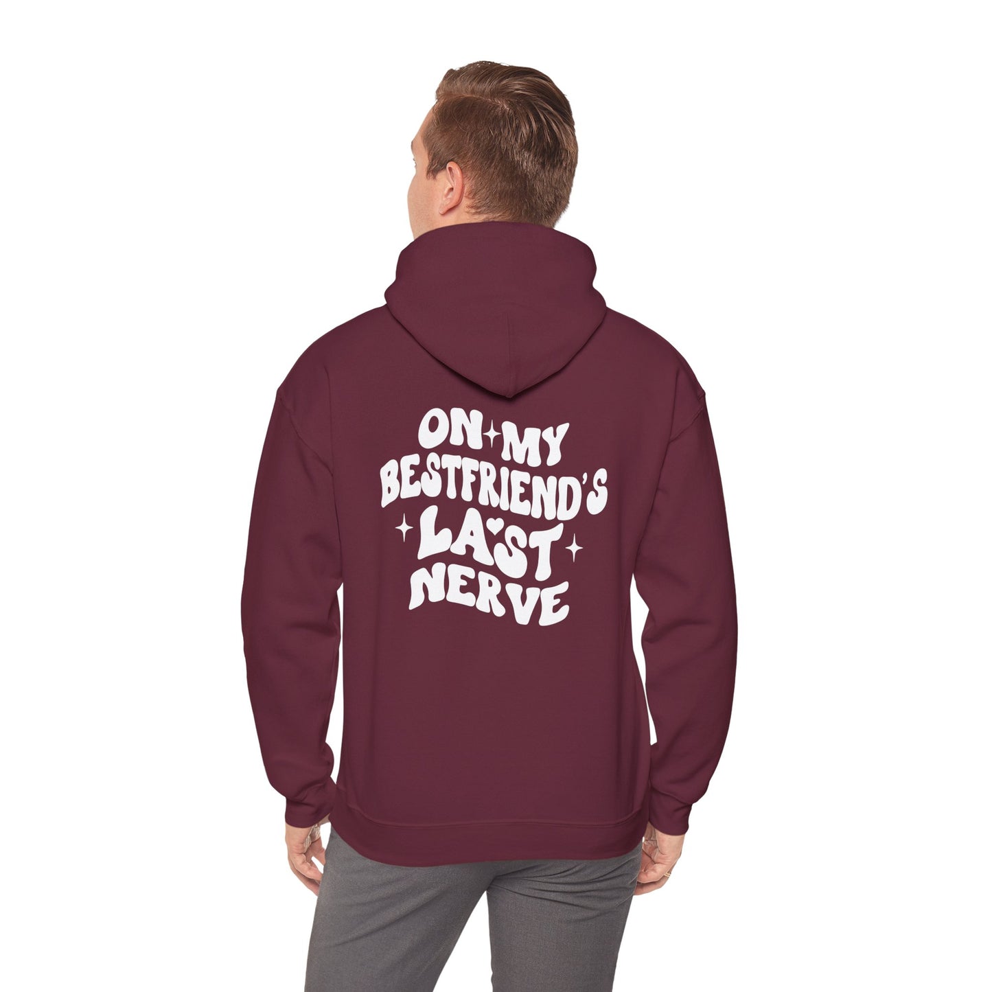 Best Friend's Last Nerve Hoodie | Unisex Heavy Blend Sweatshirt for Friendship Gifts | Cool Casual Wear, Gift for Besties, Fun Hooded [...]