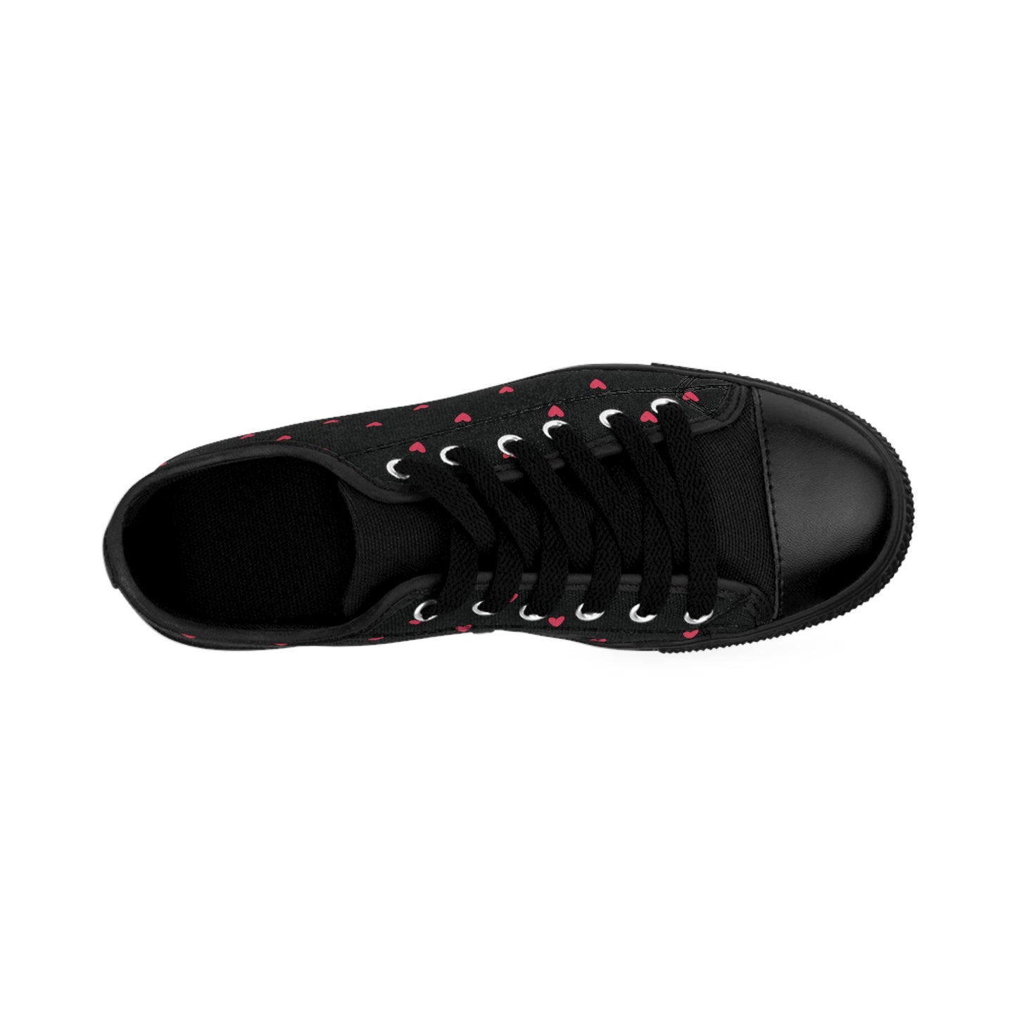 Lovely Heart - Black Women's Sneakers