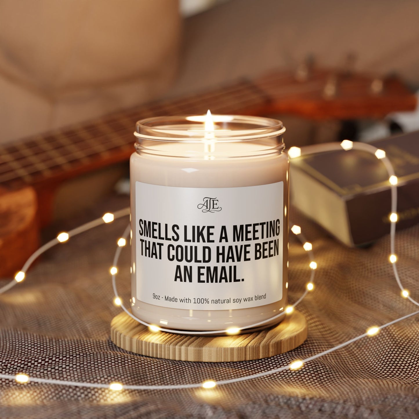 Smells Like a Meeting That Could Have Been an Email Scented Soy Candle, 9oz