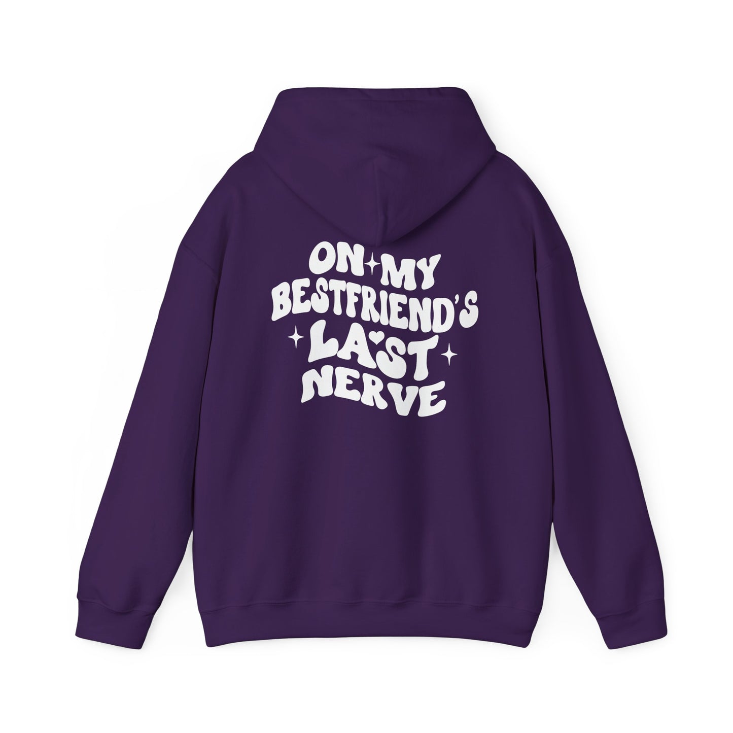 Best Friend's Last Nerve Hoodie | Unisex Heavy Blend Sweatshirt for Friendship Gifts | Cool Casual Wear, Gift for Besties, Fun Hooded [...]