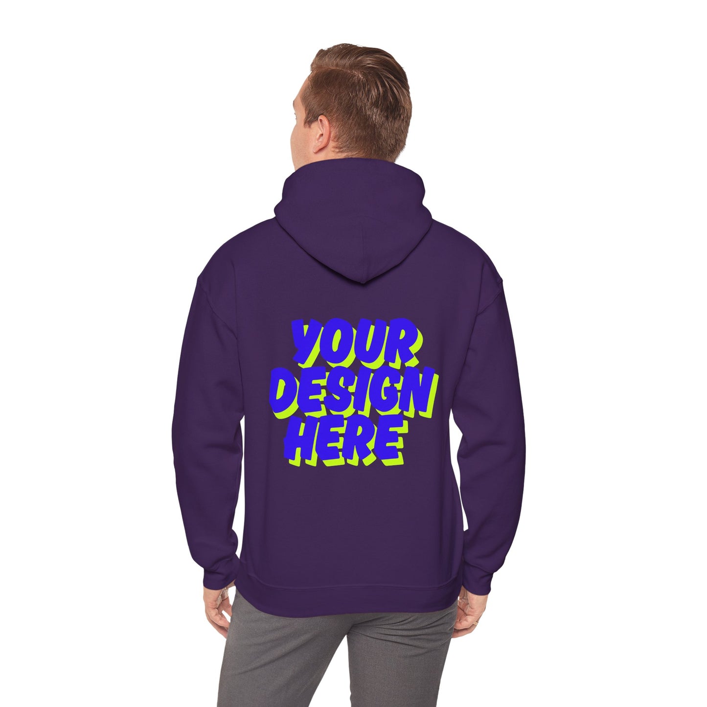 Customizable Unisex Hooded Sweatshirt, Cozy Gift for Him/Her, Casual Wear, Personalized Apparel, Comfortable Layering
