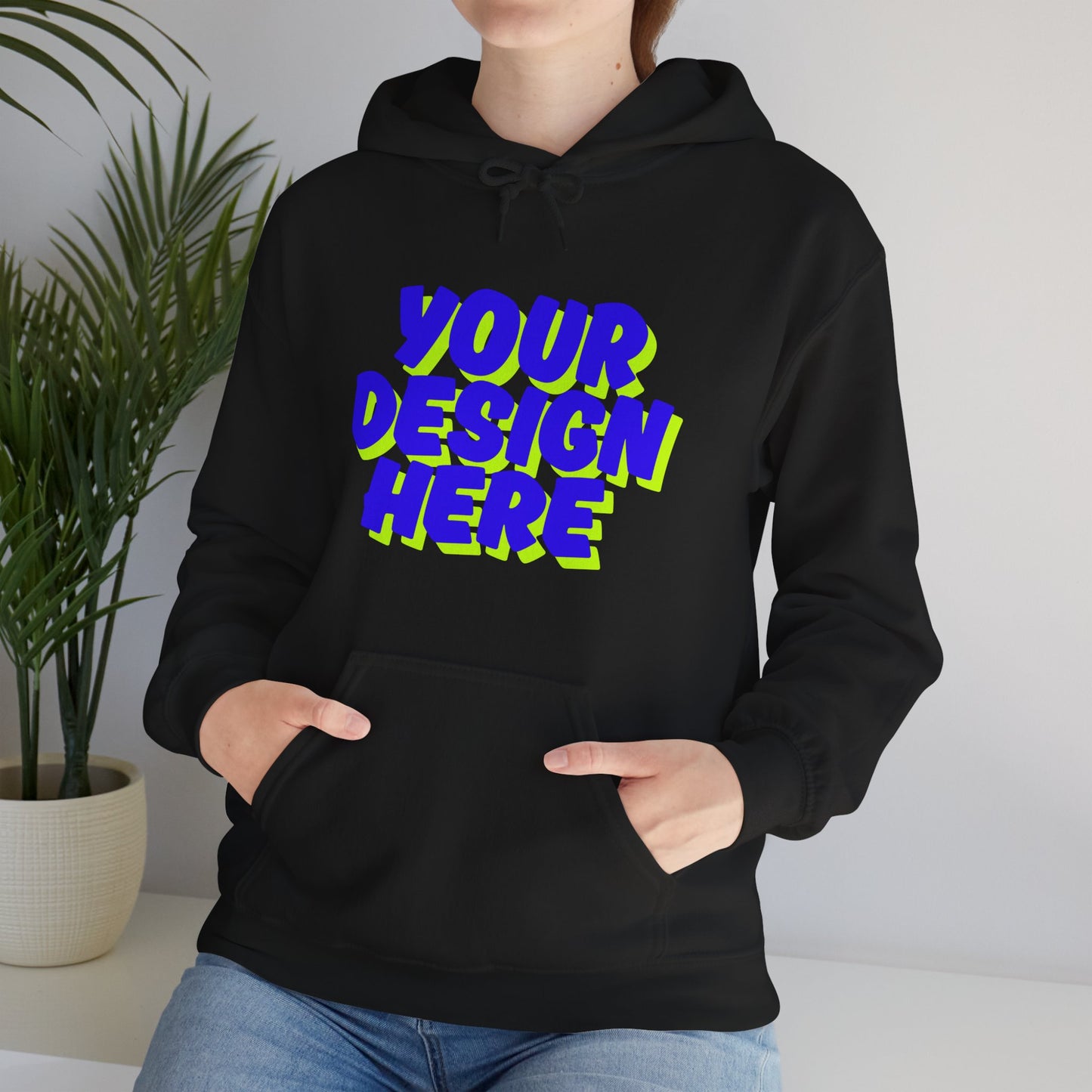Customizable Unisex Hooded Sweatshirt, Cozy Gift for Him/Her, Casual Wear, Personalized Apparel, Comfortable Layering
