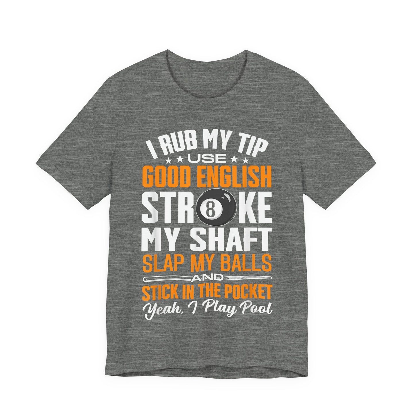 Funny I'm Pool Player Tee, Unisex Short Sleeve T-Shirt, Gift for Billiards Lovers, Humor Apparel, Pool Night Out Wear