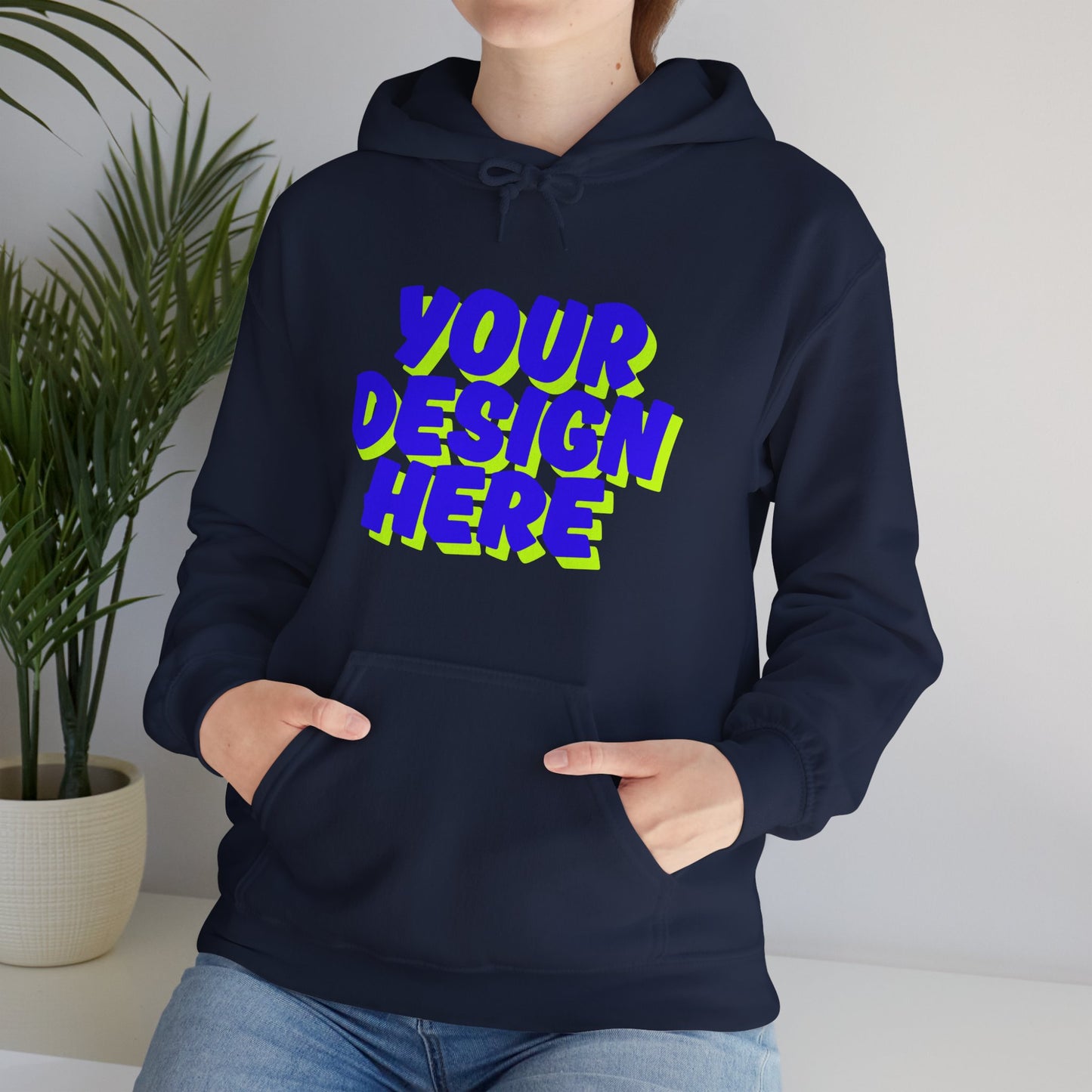 Customizable Unisex Hooded Sweatshirt, Cozy Gift for Him/Her, Casual Wear, Personalized Apparel, Comfortable Layering