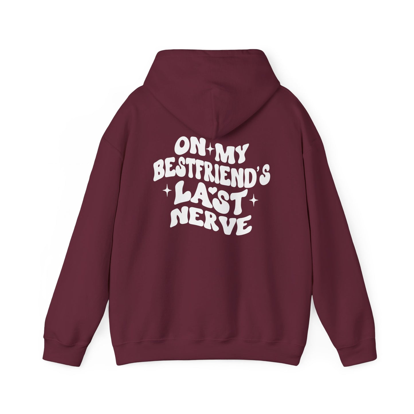 Best Friend's Last Nerve Hoodie | Unisex Heavy Blend Sweatshirt for Friendship Gifts | Cool Casual Wear, Gift for Besties, Fun Hooded [...]