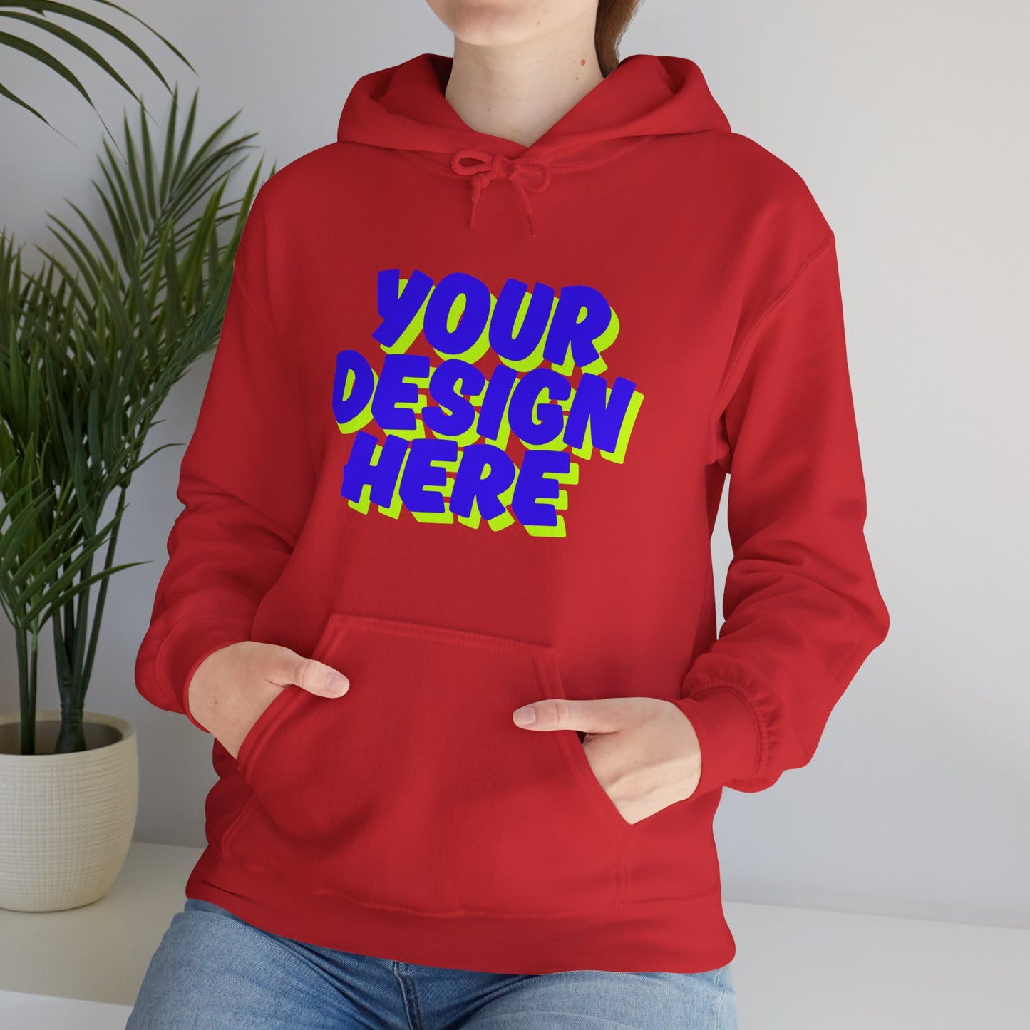 Customizable Unisex Hooded Sweatshirt, Cozy Gift for Him/Her, Casual Wear, Personalized Apparel, Comfortable Layering