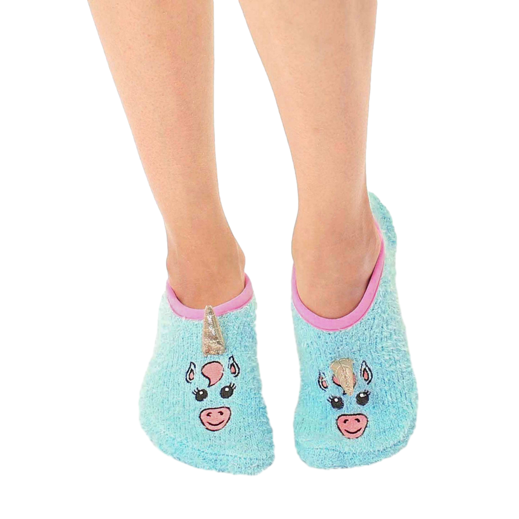 Fuzzy Unicorn Non-Skid Slipper