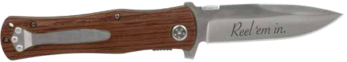 4 1/2" Wood Handle Knife