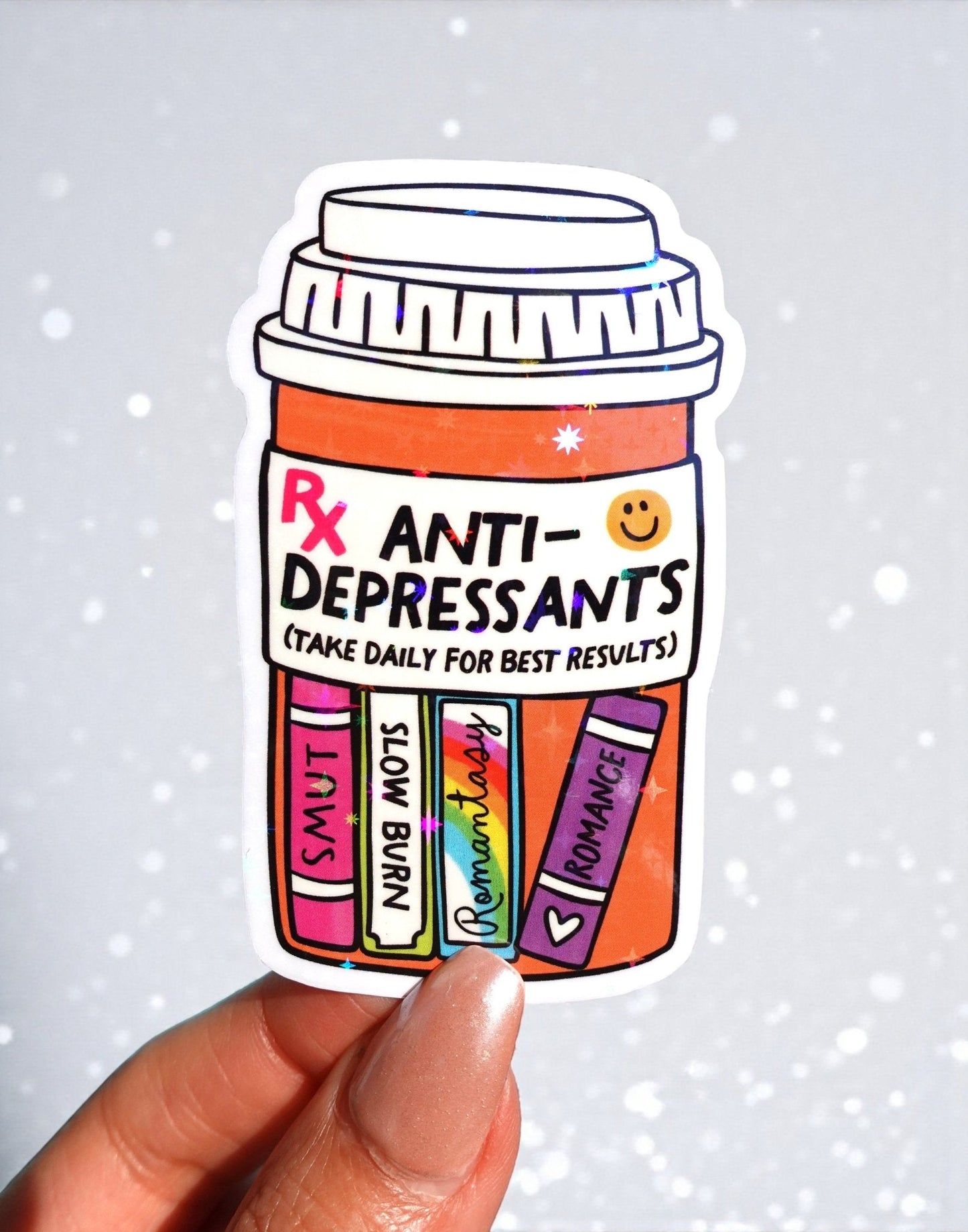 Anti-Depressants Book Sticker