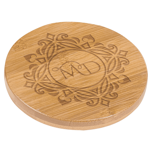 Round Bamboo Coaster