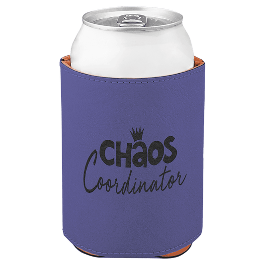 Purple Leatherette Beverage Holder