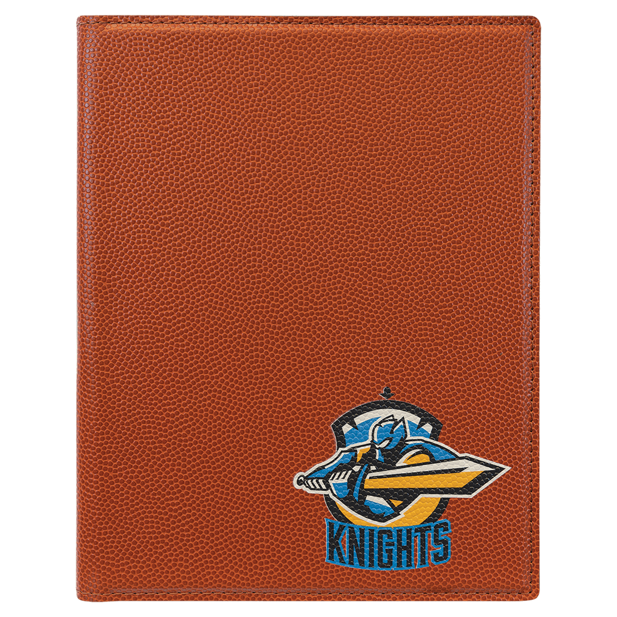 Football Small Leatherette Portfolio with Notepad