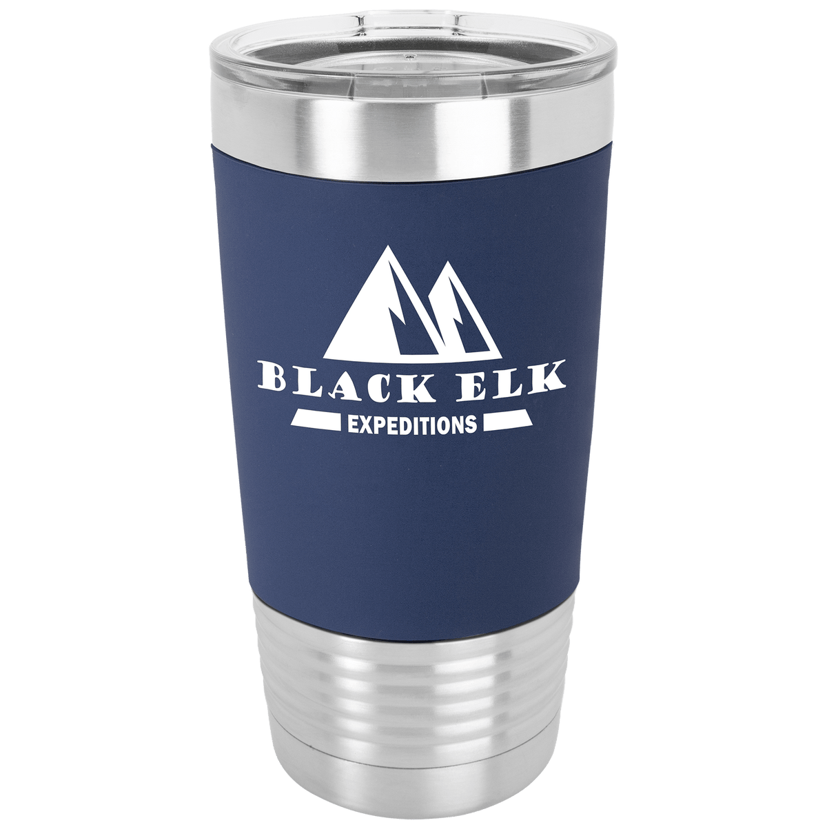 Navy Blue/White Polar Camel Silicone Grip Tumbler