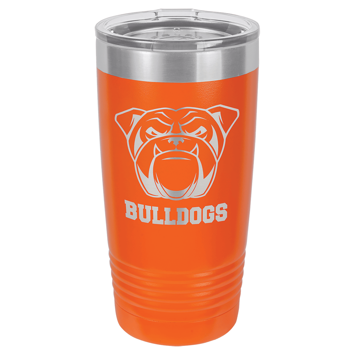 Orange 20 oz. Polar Camel Ringneck Tumbler with Clear Lid