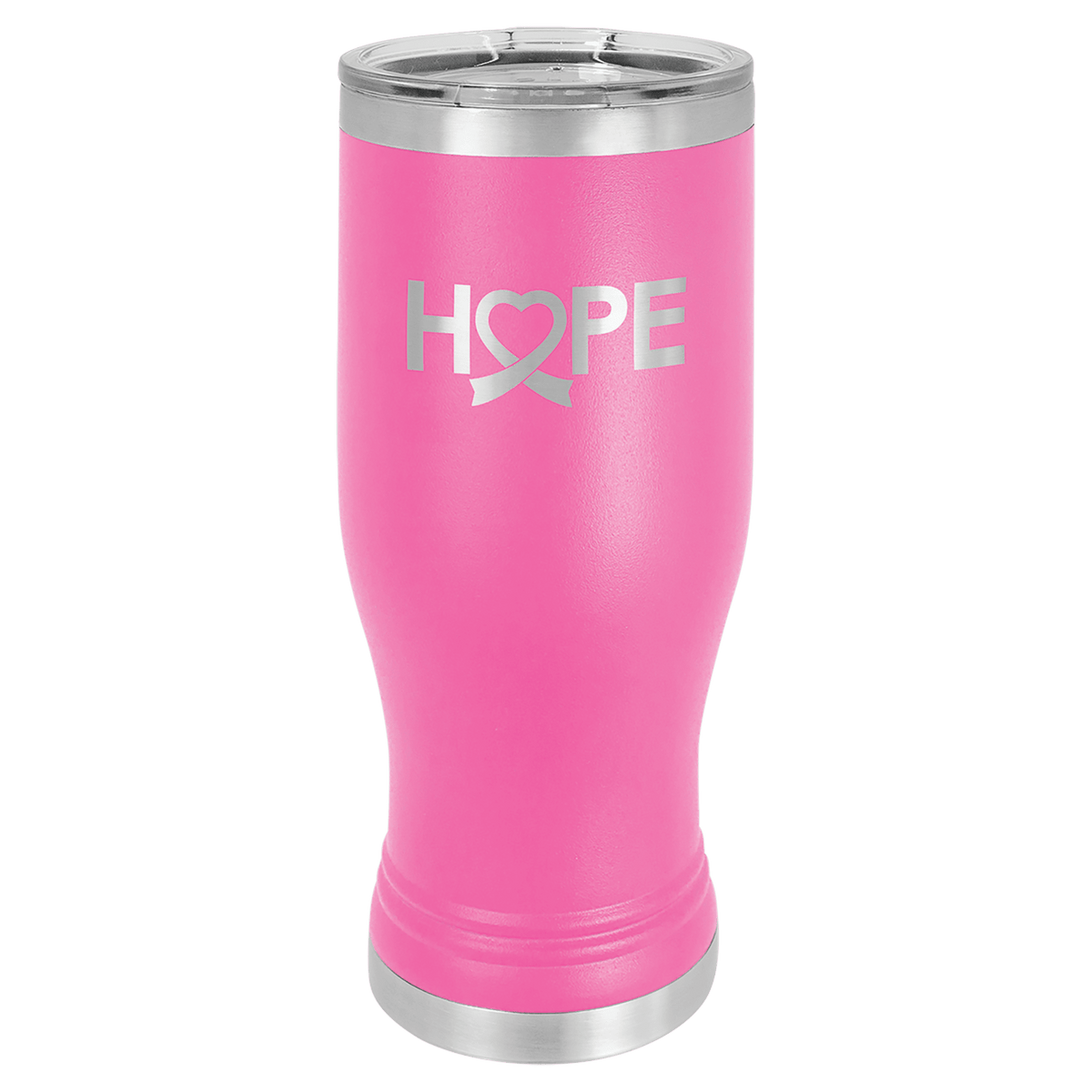 Pink Polar Camel 20 oz. Pilsner with Clear Lid