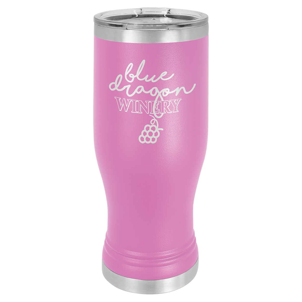 Light Purple Polar Camel 20 oz. Pilsner with Clear Lid