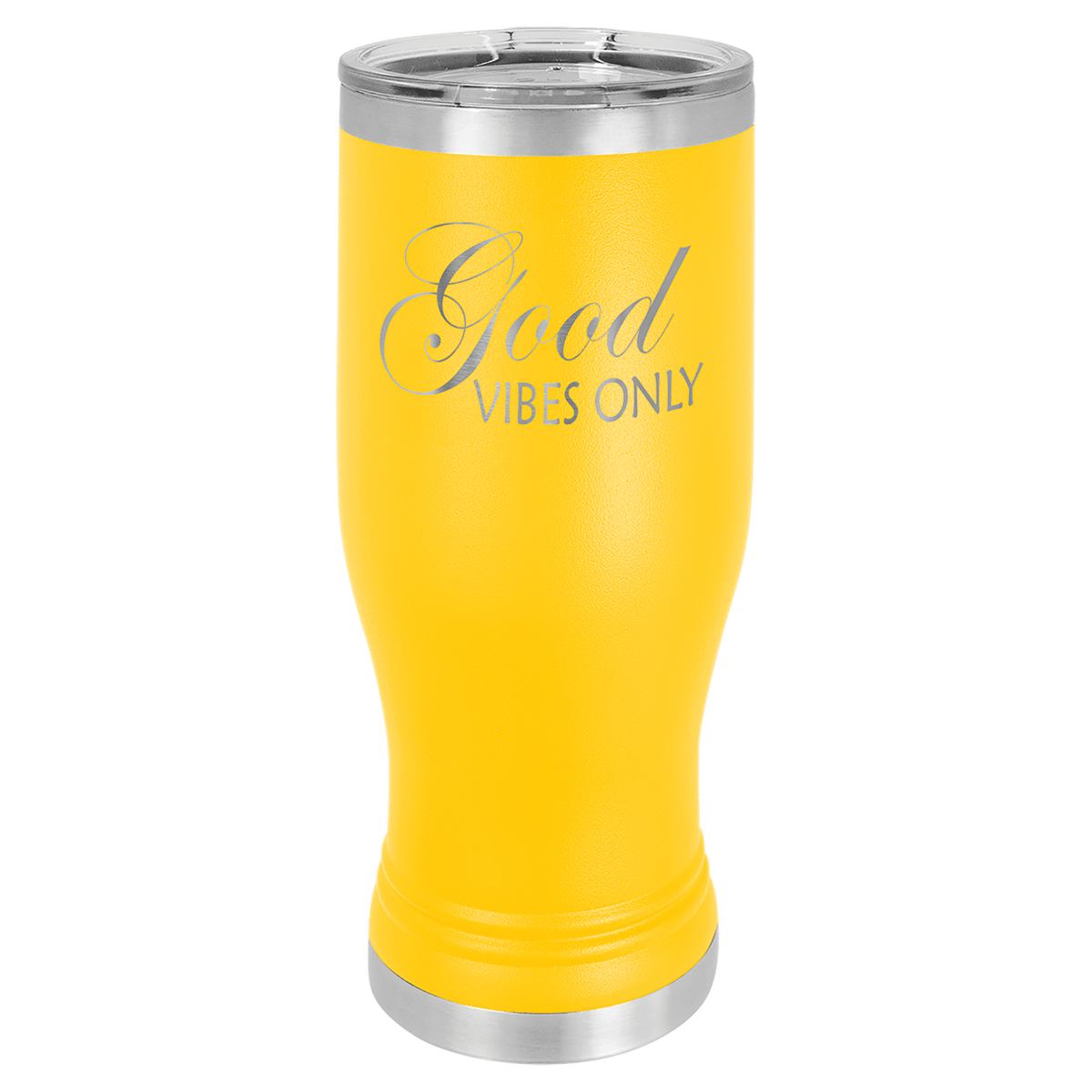 Yellow Polar Camel 20 oz. Pilsner with Clear Lid