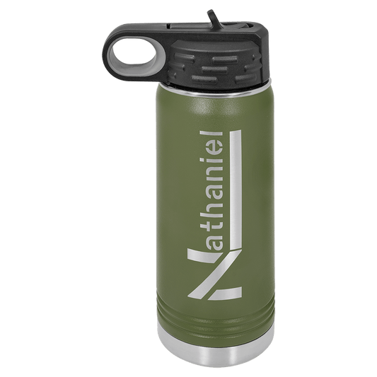 Olive Green 20 oz.Polar Camel Powder Coated Water Bottle