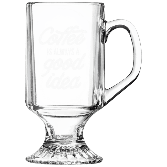Polar Camel Clear Footed Coffee Mug