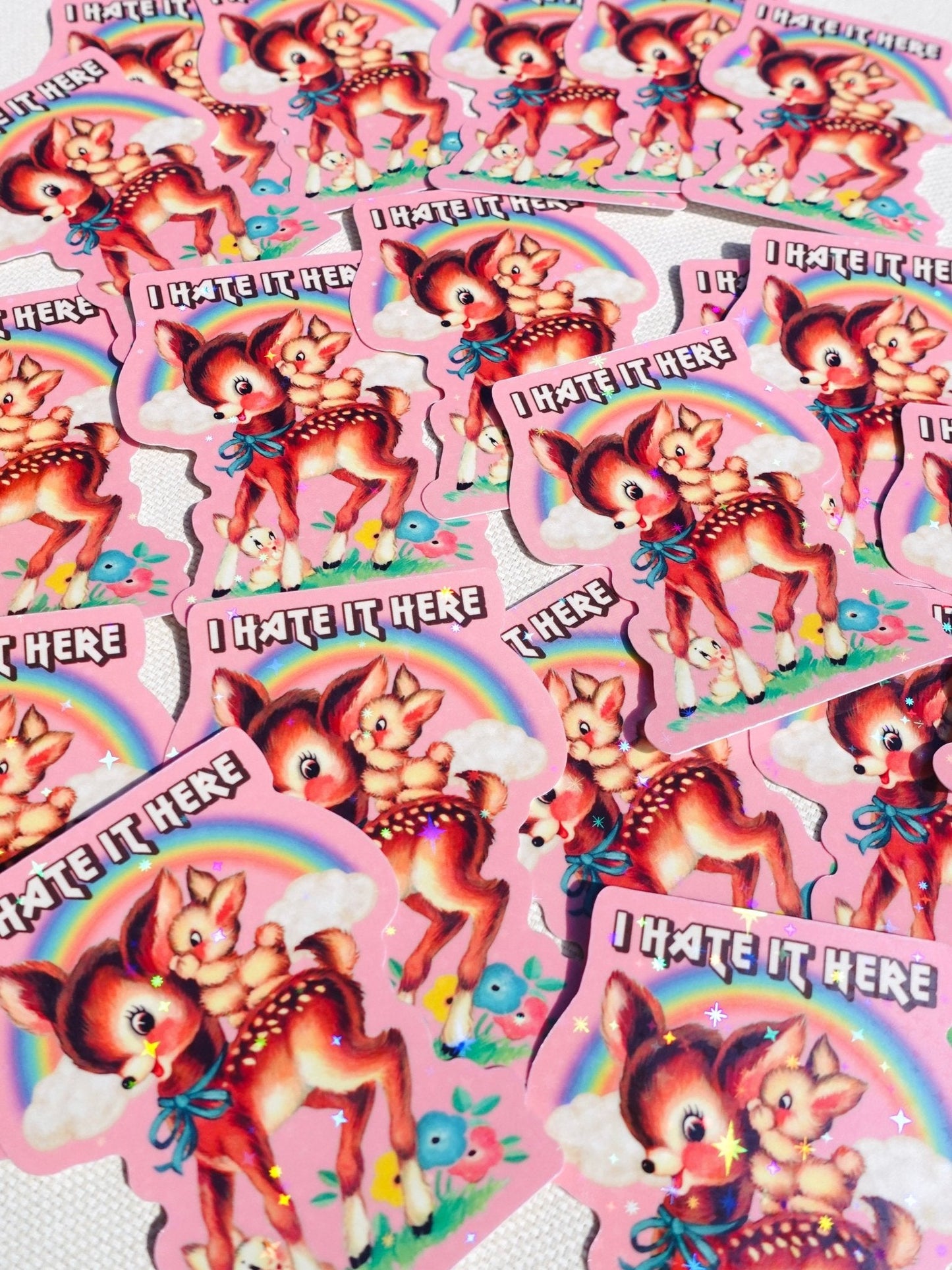 I Hate It Here Sticker