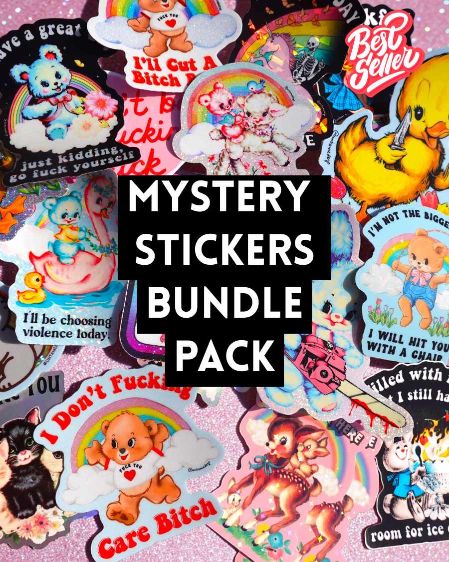 Mystery Unhinged Cute Sticker Pack