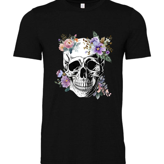 BLACK HEATHER - 3001CVC - FRONT