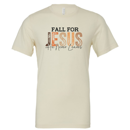 Fall for Jesus – Faith Graphic Tee
