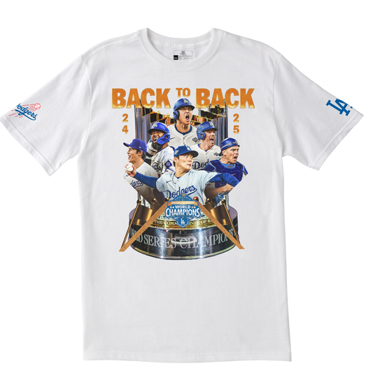 Back 2 Back Dodgers Championships Tee