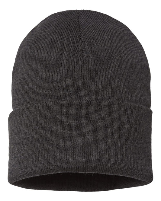 Atlantis Headwear PURE Sustainable Beanie — Black