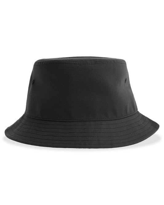 Atlantis Headwear GEO Sustainable Bucket Hat — Black