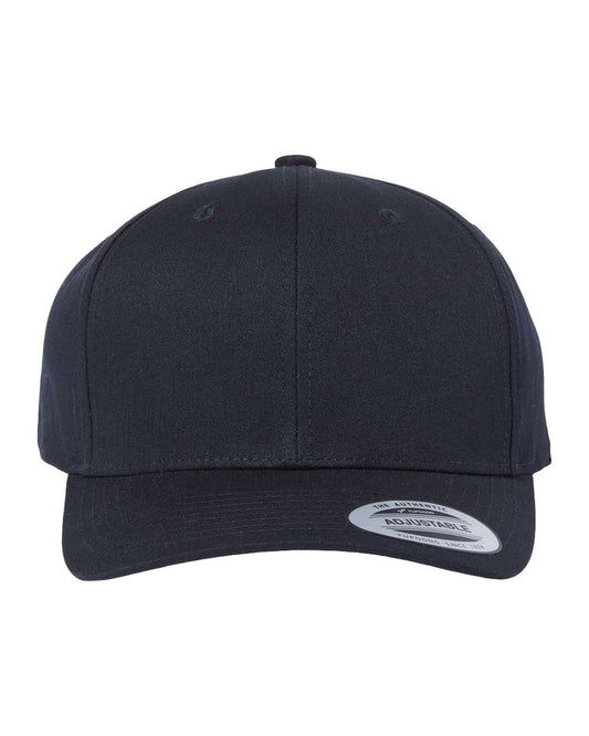 YP Classics 6389 CVC Snapback Cap — Black