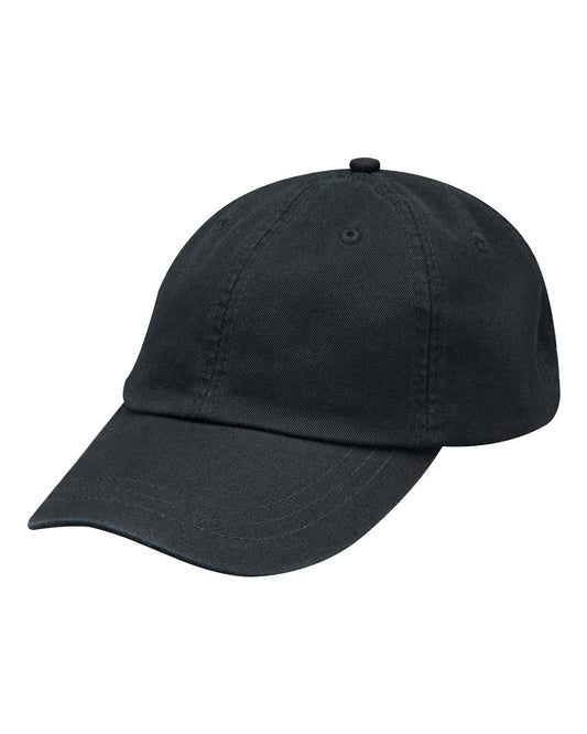 Adams Headwear LP104 Optimum II True Color Dad Hat — Black