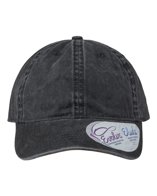Infinity Her CASSIE Women's Pigment-Dyed with Fashion Undervisor Cap — Black/ Leopard