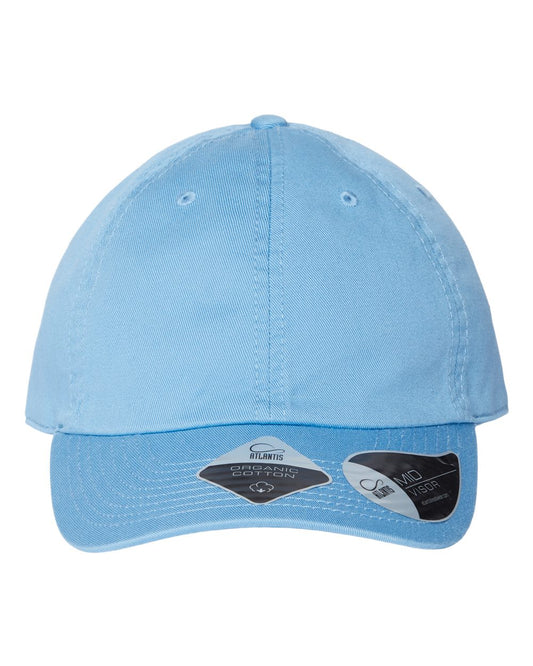 Atlantis Headwear FRASER Sustainable Dad Hat — Columbia Blue